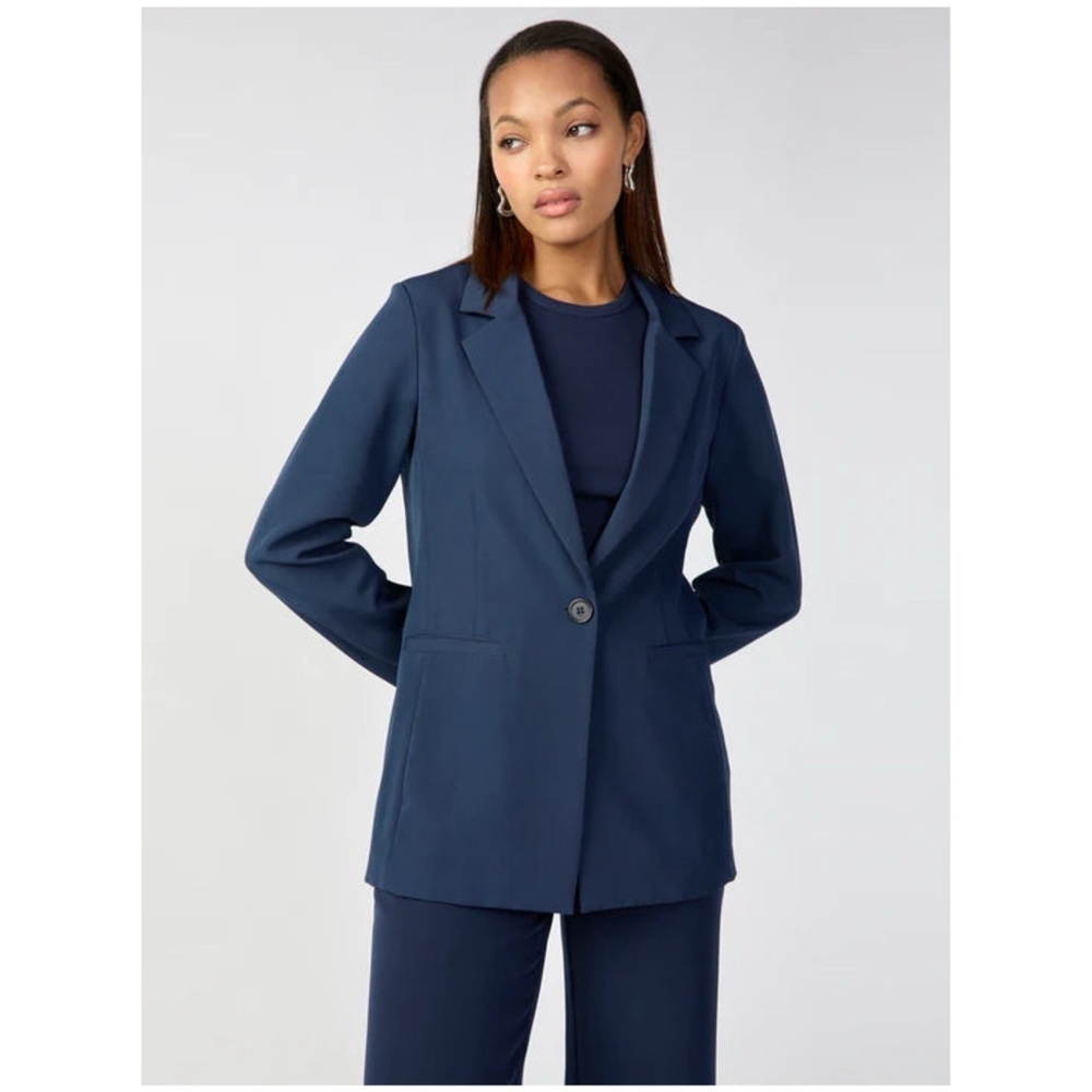 Loft Navy Single Button‎ Blazer